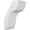 Ekena Millwork 5-in. W x 8-in. D x 12-in. H Carmel Architectural Grade PVC Knee Brace BRCP05X08X12CAR - alternate 1